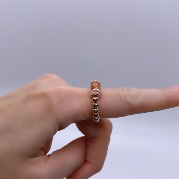 NWT Wool + Pepper Co. Rose Gold Stackable Ring - Picture 4 of 6